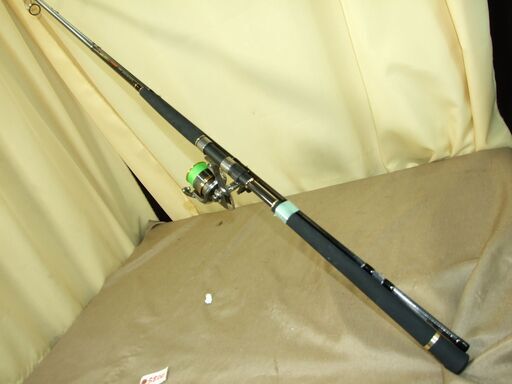 紋別市発】①鮭釣り竿・リールセットカーボンロッドGAMESHORE