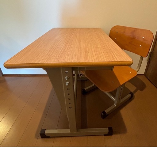 学校用デスク　椅子セット