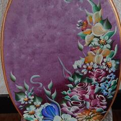 ハンドメイド　絵　お花