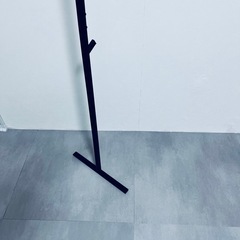 山崎実業 ハンガーラック スリムコートハンガー ライン ブラック 2768の画像