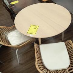 円形ダイニングセット　イス2脚