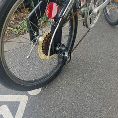 【リサイクルショップどりーむ鹿大前店】No.1653　自転車　20インチ　折りたたみ　切り替え付き　おススメ商品　写真参照　(^O^)／の画像