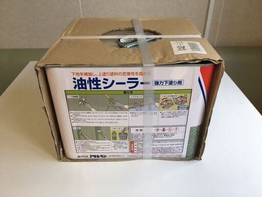 【新品・未開封品/定価14,240円】　アサヒペン　油性シーラー　色：透明（クリヤ）　容量：7L　1回塗り　塗料/ペンキ/ラッカー