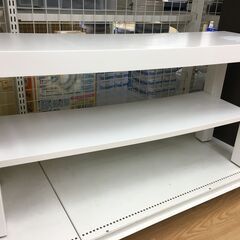 ★ジモティ割あり★ IKEA サイドテーブル 白 W90×D26×H46 クリーニング済み SJ7199の画像