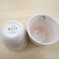 59/609　野の花 はろうきてぃ ペア茶器揃え【モノ市場知立店】の画像