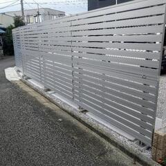 目隠しフェンス設置！