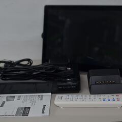 中古良品 パナソニック 15V型 ポータブル 液晶テレビ インターネット動画対応 500GB HDD録画/ブルーレイ再生機能付き UN-15CTD10-Kの画像