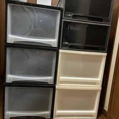 お取引終了　ポリプロピレン　衣装ケース　押入れタイプ　7個セット　　