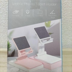 ♦１点限り♦ピンク 大型 スマホスタンド 卓上 2本の支え棒です...