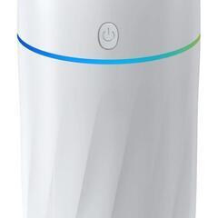 超音波式★ 加湿器 卓上 小型 300ml 静音 アロマ ホワイト