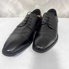 【大特価!!】 メンズ ビジネスシューズ 防水 高級レザー 26.0cm ブラック 中古美品の画像