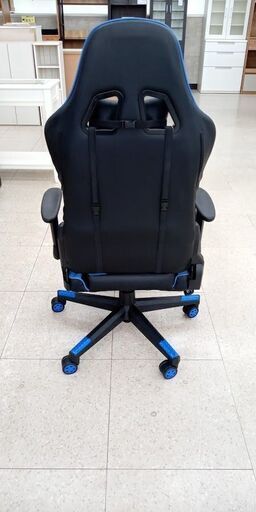 ★ジモティ割あり★  ゲーミングチェア 青 クリーニング済み TJ8757 ☆ジモティ割あり☆ ゲーミングチェア 青 クリーニング済み TJ8757