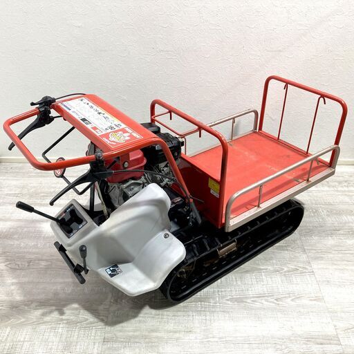 一発始動 筑水キャニコム 小型クローラ運搬車 BP30 最大積載量180㎏ 手動ダンプ リコイル/ガソリン 積込アユミ板貸し出し可/近隣配送有  A1DW0501