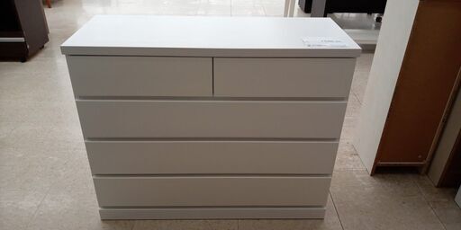 ★ジモティ割あり★ (株)アルファタカバ チェスト 白 H80×D40×W100 クリーニング済み TJ8758