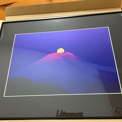 アルミ額縁　受け渡し場所は町屋駅前