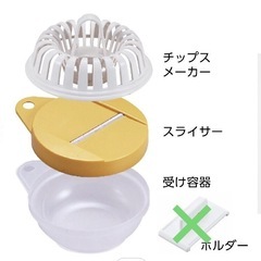ポテトチップスメーカー　　スライサー付き　子供のおやつ　お酒のおつまみにの画像