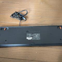 Lenovo レノボ USB キーボード パソコン テンキー付き 有線キーボードの画像