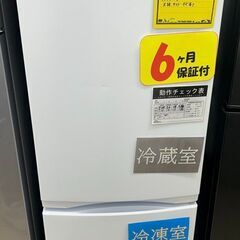 J5257 ★6ヶ月保証付★　TOSHIBA トウシバ　2ドア冷蔵庫　GR-T15BS(W) 2022年製 クリーニング済み　【リユースのサカイ柏店】