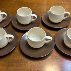 昭和レトロなコーヒーカップ6客☆美品