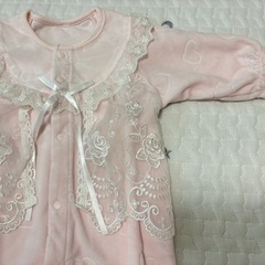 セレモニードレス ピンク 冬素材の画像