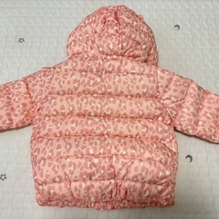 babyGAP ヒョウ柄ピンク ダウンの画像