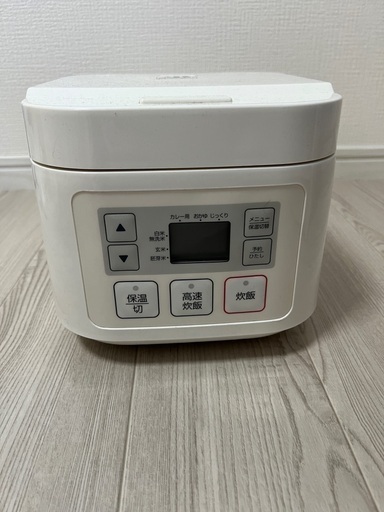 ニトリ　3合炊き炊飯器