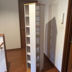 回転式　本棚　棚　ラック　シェルフ