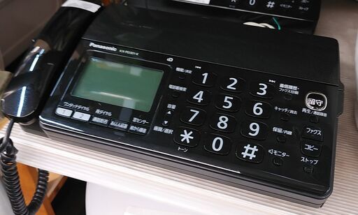セール！品質保証☆配達有り！2500円(税別）パナソニック FAX電話機 子機無し インクリボン残量有り