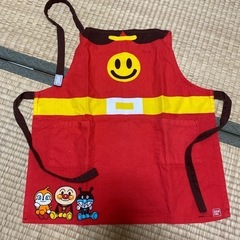 アンパンマンエプロン　赤