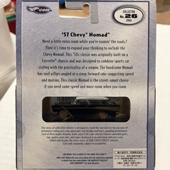 100%HotWheels  57chevy  nomad
の画像