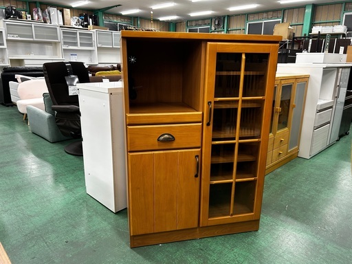 家具ならトレファク吉川店！！　ニトリ レンジボード 一枚扉 ミランダ ブラウン