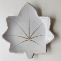 たち吉 紅葉型 銘々皿2点の画像