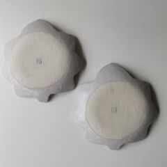 たち吉 紅葉型 銘々皿2点の画像