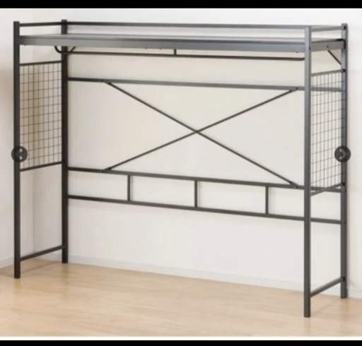 【ハンガーシェルフ】ニトリ　ブラック