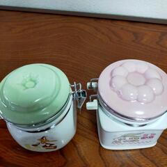 未使用陶器密閉容器2点の画像