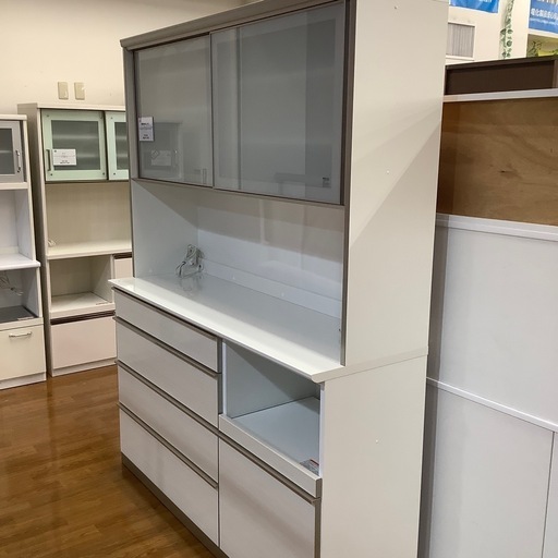 綾野製作所 2枚扉レンジボード カンビア【トレファク 川越店】