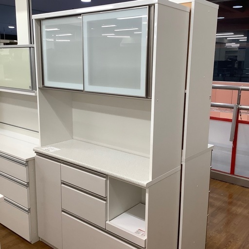 ニトリ 2枚扉レンジボード アルミナ2【トレファク 川越店】