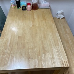 テーブルとベンチ 譲ります