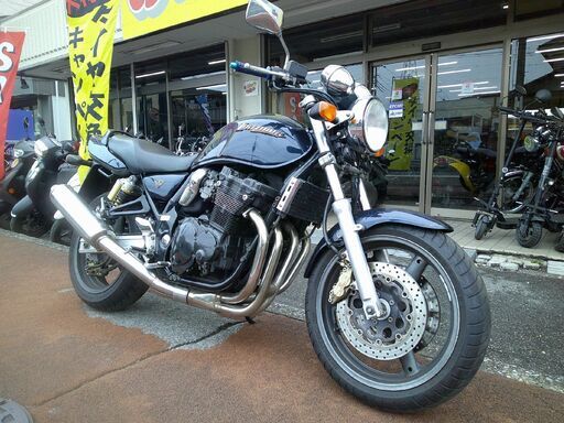 NO.5163　イナズマ４００ 油冷４サイクル４気筒エンジン　純正ブレンボキャリパー　メタリックネイビー