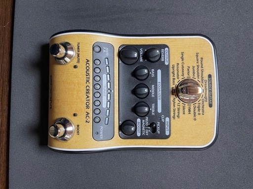 アコースティックギター　プリアンプ　DI zoom AC-2