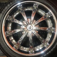 【海外製タイヤ 305/40R22】夏タイヤ【LEXANI レクサーニ 22インチ 9.5J5HPCD150+15】ランクル100/ランクル200等 　(VTJ883KS)の画像