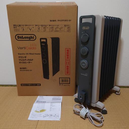 デロンギ\nオイルヒーター ヴェルティカルド RHJ21F0812-GY シダーグレー