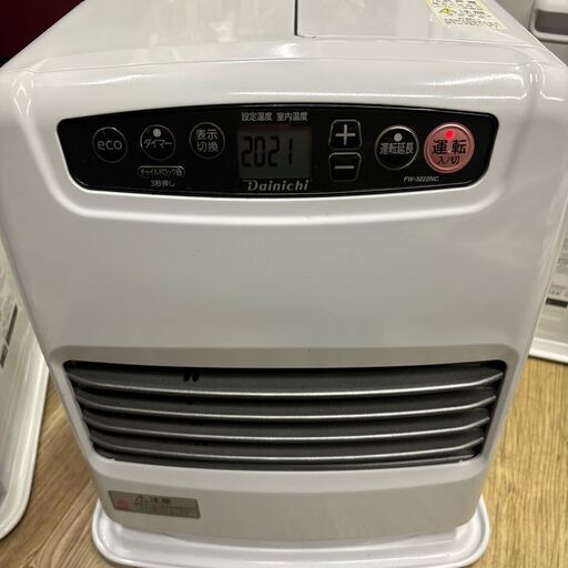 美品 Dainichi ダイニチ 石油ファンヒーター FW-3222NC 2022年製 木造9畳/コンクリート12畳 ブルーヒーター
