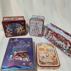 ディズニー　缶　5個セット