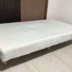 【値下げ】セミダブル 脚付きボンネルコイルマットレス