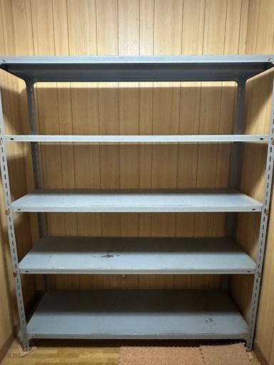 スチールラック5段　高180cm横150cm奥行45cm