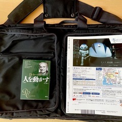 SAZABY'S サザビー 大容量ビジネスバッグ ブリーフケース PCバッグ　旅行 の画像