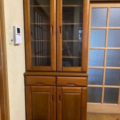 木製キッチンキャビネット①
