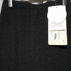 (ヤ)タグ付き新品未使用　Lサイズ　黒　タイトスカート　春夏秋　の画像