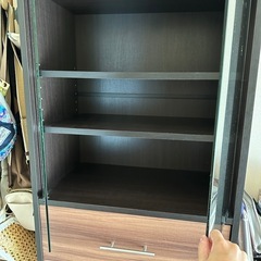 ワイエムワールド 食器棚 キャビネット シェルフ 棚 収納 の画像